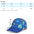 thumbnail image 3 of Staki Toddler Boys Girls Baseball Summer Hat Kids Baseball Cap Baby Sun Hat Cotton(Dark Purple,1-2 Years), 3 of 5