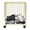 Gold, variant on ToppiJoy Laundry Basket with Wheels, Metal Rolling Laundry Cart, Ventilated Hollow-Out Design for Bedroom, Laundry Room, Bathroom Gold