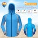 thumbnail image 5 of Ropa De Protección Solar Ropa anti-UV Ropa de pescador transpirable para trabajos de césped en el jardín (XL azul) Ehuebsd Para Estrenar, 5 of 8