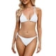 thumbnail image 2 of Trajes de baño para mujer, conjunto de bikini con cordones de color sólido, informal y a la moda para mujer, trajes de baño para mujer, trajes de baño para mujer, trajes de baño de moda playera para m, 2 of 6