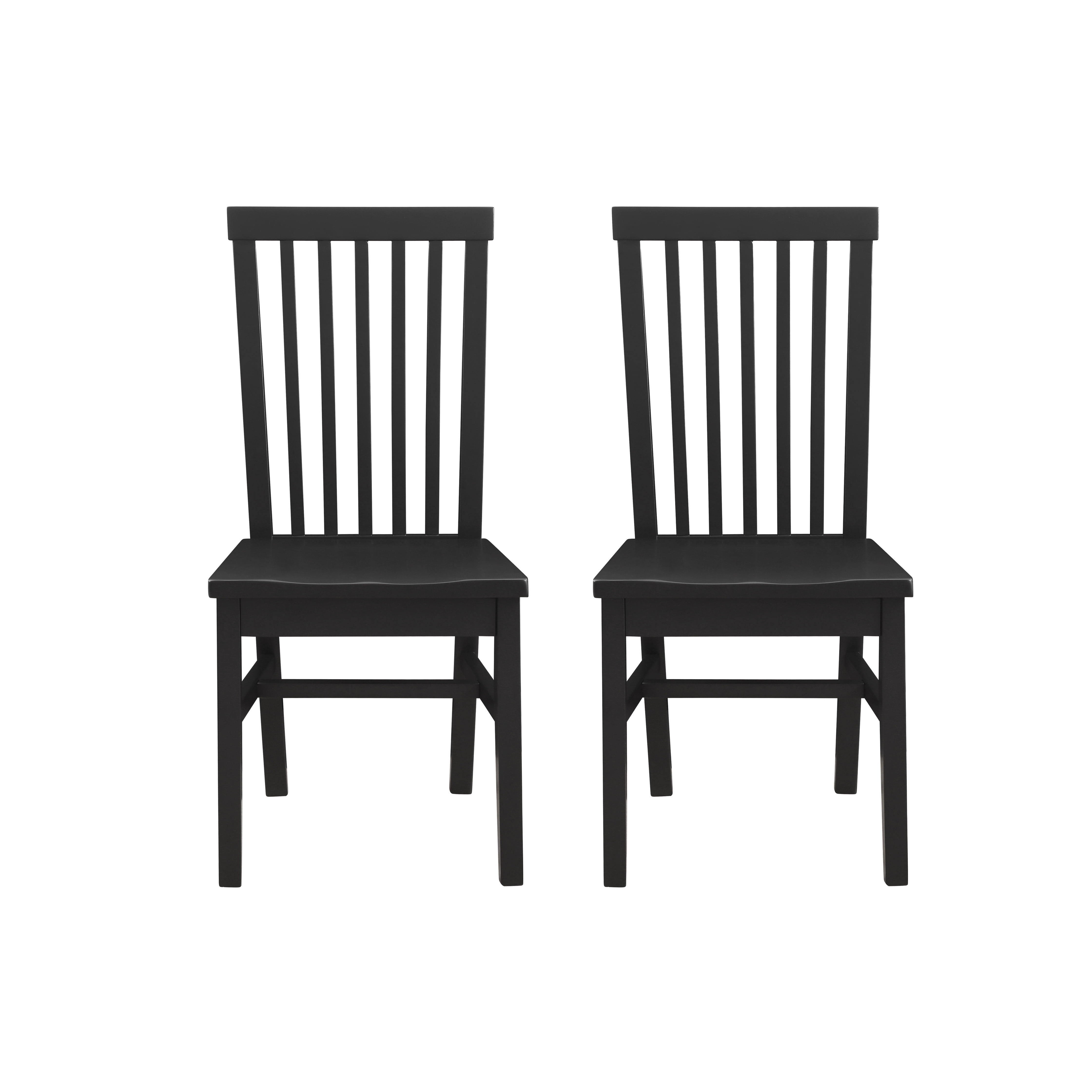 Linon Talley Dining Chair, Set of 2, Black