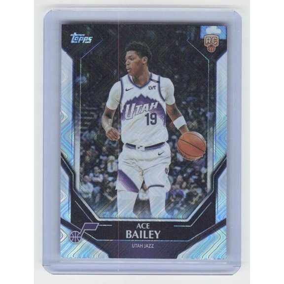 2025-26 Topps #NBA-8 Ace Bailey Topps Collector Kit Wave Utah Jazz Basketball Card
