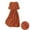 Orange, variant on YHAJDS Women Short Sleeve V Neck Dress Solid Color Drawstring Pocket Midi