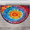 Multicolour 2, variant on CURLYOOT Half Round Door Mat 40'' x 63'', Indoor Outdoor Entrance Rug, Semi Circular Area Rug, Non Slip Washable Absorbent Doormat, Southwestern Aztec Boho Laundry Room Rug
