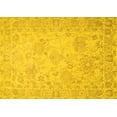 thumbnail image 1 of Ahgly Company Machine Washable Indoor Rectangle Persian Yellow Traditional Area Rugs, 2' x 5', 1 of 4