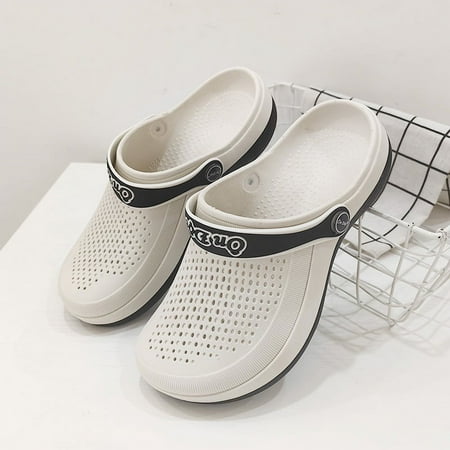 

Men s Slip-Resistant Clogs Shoes - Spacious and Comfortable Easy to Clean Perfect for Beach Kitchen Home and Office - Ideal for Rainy Day Travel