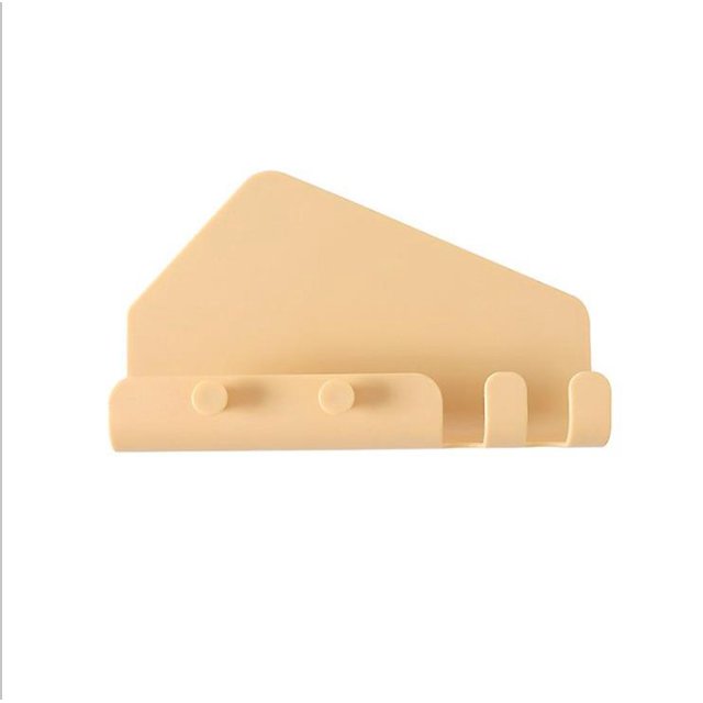 Soporte de carga para tableta de teléfono móvil, gancho de almacenamiento de perforación sin dormitorio (2 piezas) ZefeiWu 8390606949301