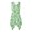 Leaf Floral Print, variant on HELLHERO Cherry Blossom Butterfly Print Sleeveless Sundress for Business Casual Cocktail Party, Side Pockets Irregular Hem Summer Sleeveless Dress