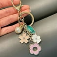 thumbnail image 4 of Key Chains for Car Keys, Cute Keychains, Zinc Alloy Rustproof Anti-allergy Flower Keychain for Women for Backpack Purse Handbag Bag Earphone Case Decoration, 4 of 7