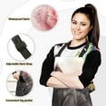 thumbnail image 2 of Black Cat with Rose 5 Pcs Kitchen Set Heat Resistant Oven Mitts and Non-Slip Pot Holders with Adjustable Cooking Apron, 2 of 6