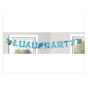 Coral Reef Luau Party Banner 7 1/2ft