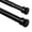 Black, 2Pack-28-48Inch, No Assembly, variant on No Sectionalembly Tension Curtain Rod 42-78 Inch  1" Diameter Spring Long Adjustable Shower Rods For Bathroom Windows Closet Drilling Rust