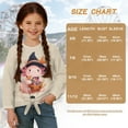 thumbnail image 7 of Xixirimido Axolotl Halloween Theme Print Girls Long Sleeve Shirts Casual T-shirt Loose Fit Tunic Tops Crewneck Blouse Tees for Fall Winter, Size 7-8, 7 of 7