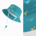 thumbnail image 4 of TOWED22 Baby Sun Hat Summer Baby Boy Hats UPF 50+ Sun Protection Toddler Hat Bucket for Baby Girl Boy Adjustable Kid Cap(Green,1-2 Y), 4 of 4
