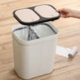 thumbnail image 3 of Garbage And Recycle Can Pantry Waste Beige Small Waste Bags Very Small Bags Mini Liners Large Contractor Bags Bag Bathroom Small Outdoor Bag Step Tear Nags Recycle Bag Strong Back Stretch And Fresh, 3 of 3