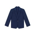 thumbnail image 3 of DPOIS Kids Boys Long Sleeve Formal Suit Blazer Coat Gentleman Suit Jacket Navy Blue 10, 3 of 6