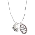 thumbnail image 1 of Delight Jewelry Hope Heart with AB Crystal Best Mom Ever Charm Necklace, 1 of 4