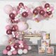 thumbnail image 3 of Kit de arco de globos de oro rosa - 118 piezas de guirnalda de globos rosa bebé, blanco y oro rosa con calcomanía de mariposa para baby shower de niñas, cumpleaños, bodas, decoraciones para fiestas de, 3 of 5