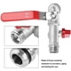thumbnail image 5 of Grifo de agua de latón con doble válvula, ángulo de 90 grados, grifo con mango rojo de 1/2 ", herramienta de jardín para el hogar y exteriores, grifo de latón con doble válvula, 5 of 5