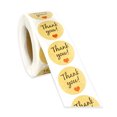 thumbnail image 1 of relayinert 500 Pieces/Roll Thank You Packaging Sealing Stickers Round Kraft Labels DIY, 1 of 9