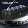 thumbnail image 5 of Portable Audio Stereo Speakers Solar Bluetooth Sound Rechargeable Intelligent EQ Sound Antimagnetic Antidryness Effect Large Volume HIFI Stereo Sound Large Capacity Battery for table desk, 5 of 7