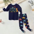 thumbnail image 6 of Paguaki Boys Pajama Kids Long Sleeve Pajamas Set Soft Clothes Sleepwear, 6 of 9