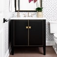 thumbnail image 5 of Goo-Ki 6 Pack Drawer Pulls Stylish Cabinets Knobs Modern Dresser Drawers Pulls Handles Brushed Brass Kitchen Hardware Furniture Cupboard Pulls with Screws, 5 of 7