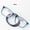 Blue, variant on NXMY 2PCS Reading Glasses Men Hanging Folding Magnetic Front Click Connect Neck Readers Portable Reading Glasses for Men and Women 3 Magnification Black