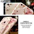 thumbnail image 4 of Funda suave para iPhone con diseño floral en tonos rosados, compatible con modelos XS Max, 11 Pro y 11 Pro Max, resistente y antideslizante., 4 of 7