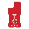 thumbnail image 3 of DistinctInk Custom SKIN / DECAL compatible with OtterBox Commuter for iPhone 11 Pro (5.8" Screen) - Red White "Keep Calm I'm a Nurse" - Show Your Support for Nurses, 3 of 5