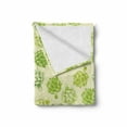 thumbnail image 2 of Artichoke Soft Flannel Fleece Blanket, Hand Drawn Fresh Vegetable Sketch Tasty Natural Food Organic Eats Artwork Print, Cozy Plush for Indoor and Outdoor Use, 70" x 90", Lime Green, by Ambesonne, 2 of 6