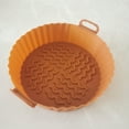 thumbnail image 6 of 1 Pack Air Fryer Silicone Liners Basket Round, Apply to 1-3.5 QT Airfryer, Air Fryer Silicone Pot Bowl, Reusable Baking Tray Cooking Oven Accessories, 6 of 7