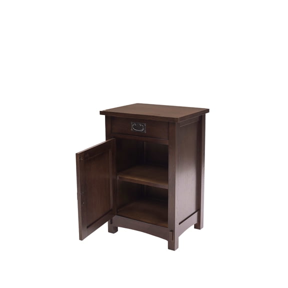 Crafters and Weavers Mission/Arts and Crafts Nightstand in Walnut