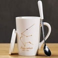thumbnail image 4 of Bearachild Taza de cerámica multifuncional con constelaciones Taza imprescindible Tazas de cerámica de apariencia exquisita Cocina y Comedor acuario blanco, 4 of 6