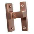 thumbnail image 3 of Pestillo de puerta de Cerradura de puerta de seguridad con tornillos Hardware Puertas Cerradura de perno Pestillo abatible para gabinetes Rojo, 3 of 8