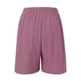 thumbnail image 4 of HAIJIE Swim Shorts Women Stretchy High Waisted Beach Shorts Sport Shorts Women for Girlfriend Women High Waist Loose Fitting Liner Upf50+, 4 of 4