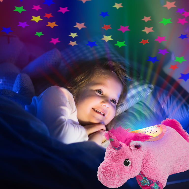 Pillow Pets Colorful Pink Unicorn Sleeptime Lite Night Light 