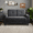 Dark gery, variant on 53" Loveseat Sofa, Small Couches 2 Seater Couch for Living Room Comfy Modern Sofa for Bedroom Apartment Office, Dark Grey