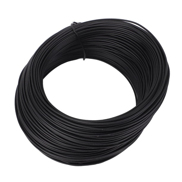 Rollo De Alambre De Amarre De Hierro Galvanizado Recubierto De PVC De 0,75 Mm Y 50 M Para Unir Barras De Refuerzo Y Cables De Fibra Cable De Construcción Resistente A La