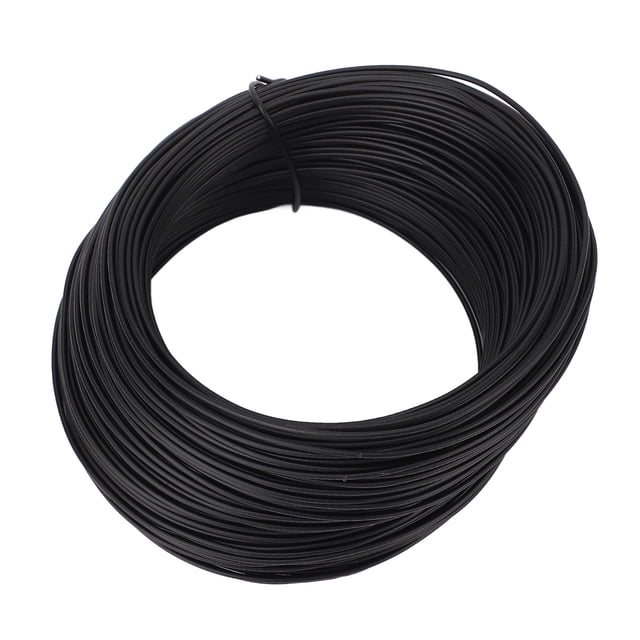 Alambre De Hierro Galvanizado A Prueba De óxido Flexible De 0.75 Mm, 50 M De Alambre De Enlace De Cable De Alambre De Unión PVC, Alambre De Hierro Galvanizado Con Boca Redonda