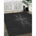 thumbnail image 3 of Ahgly Company Machine Washable Indoor Round Transitional Midnight Gray Area Rugs, 3' Round, 3 of 7