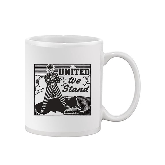 United We Stand Retro Style. Mug -Image by Shutterstock,