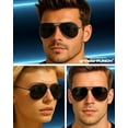 thumbnail image 6 of Grinderpunch Classic Aviator Sunglasses for Men Women Driving Sun Glasses Polarized UV400 Protection, 6 of 7