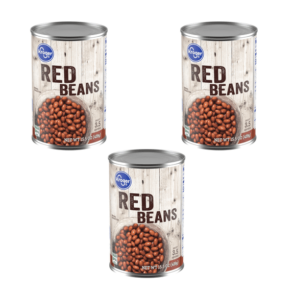 KR Red Beans 46.5 OZ 3-CAN