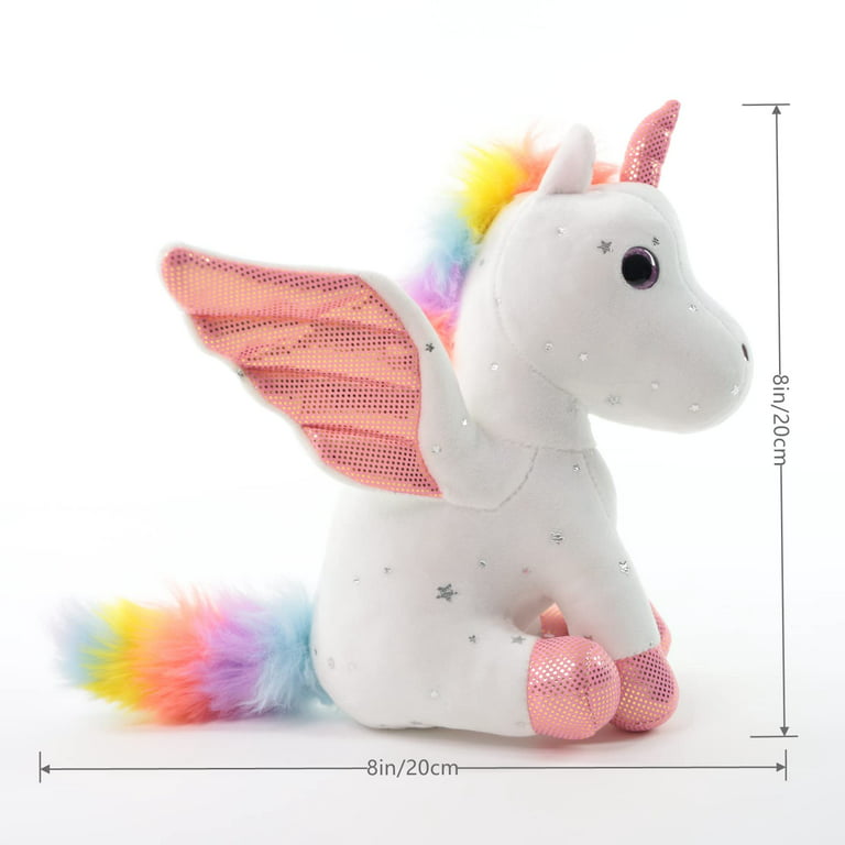  Unicorn Toys for Girls Age 6-8, Unicorn Stuffed Animals Kids  Toy 5 6 7 8 9 10 11 12 with Unicorn Plush, Unicorn Gift Box Set for Girls,  Soft Plush Unicorn