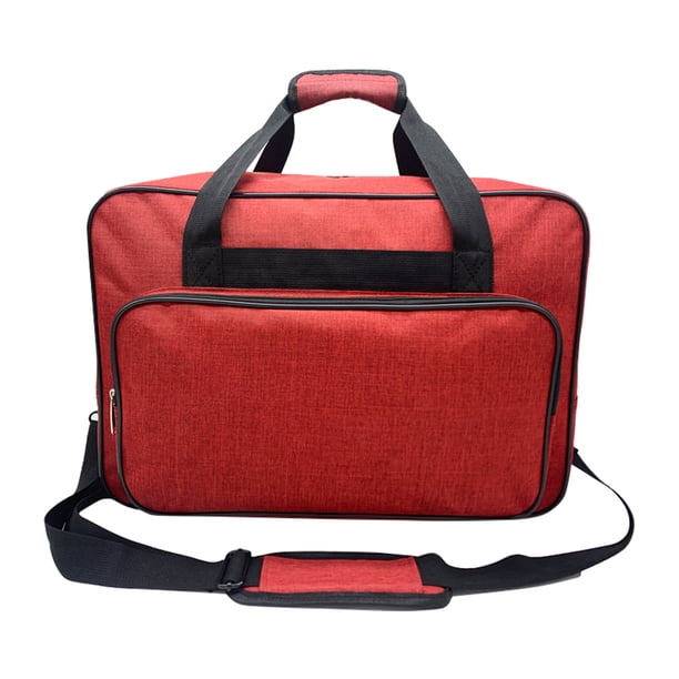 Bolsa de almacenamiento pequeña para máquina de coser, bolsa de almacenamiento de viaje portátil de hombro de tela Oxford