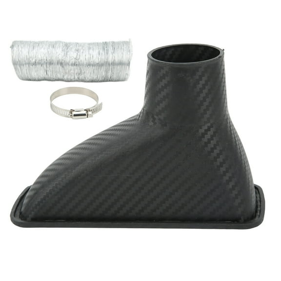 Car Air Duct Front Bumper Cooling Air Intake Pipe Hose ABS Universal for Replacement