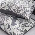 thumbnail image 3 of Madison Park Vienna 6 Piece Printed Duvet Set, King, Slate, 3 of 5