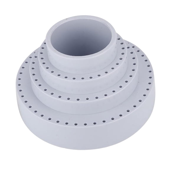 Bit Holder Stand Display Organizer- Dust Storage Container Box Case Tools for Home Use or Nail Salon, Round Rotatable Storage Box