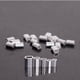 thumbnail image 4 of 1000 piezas 4 tamaños mangas de un solo barril Mini mangas de aluminio de conector para 1.5mm Zulema Crimpado de aluminio para pesca, 4 of 7